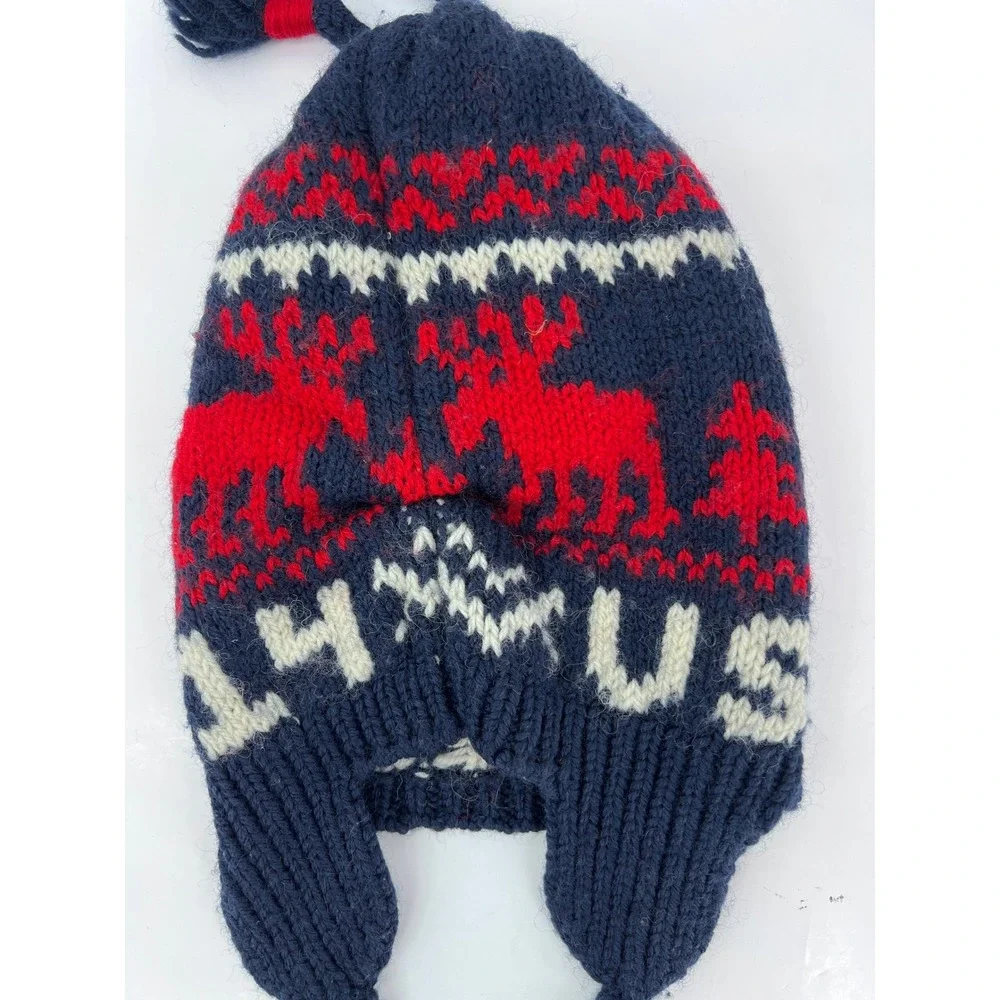 Polo Ralph Lauren Team USA 2014 Sochi Olympics Wool Beanie Hat Navy Blue Red